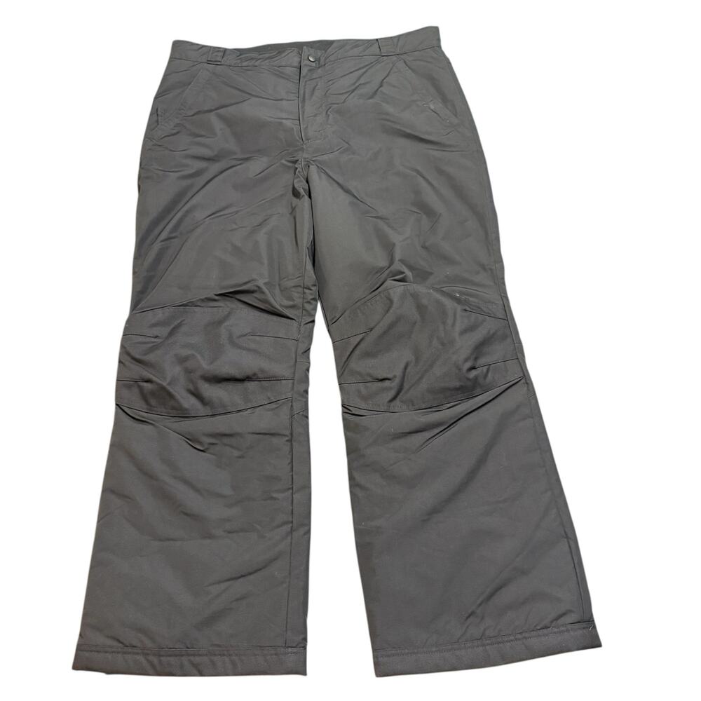 Lands End men’s black insulated snow winter pants 36-38